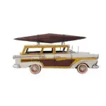 AJ019 Fords Woody-Look Country Squire W/ Kayak 